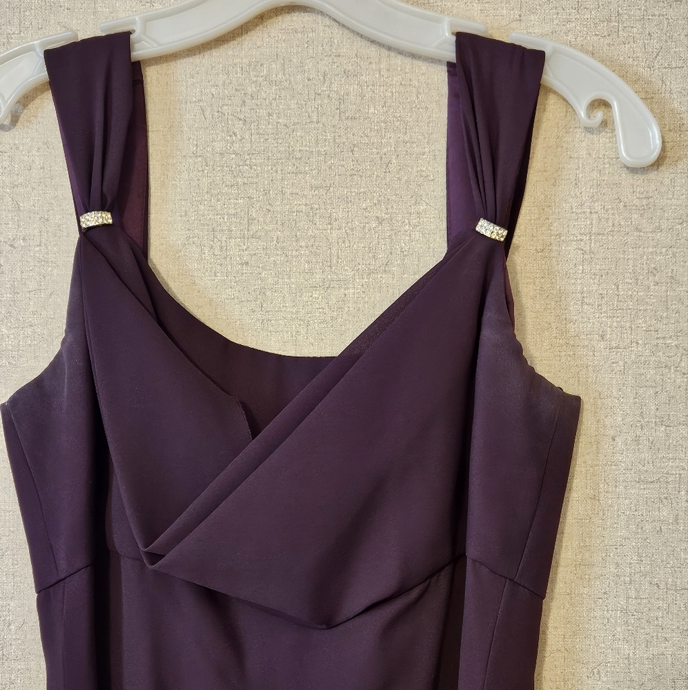 Women's full-length formal dress. Size 10. Royal purple